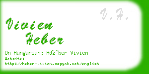 vivien heber business card